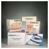 (5PC) CUISINART ACCESSORIES | Kitchen accessories, all in original boxes, including: Cuisinart food 