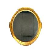 CARVERS GUILD TRADITIONAL OVAL MIRROR | Oval mirror with gilt frame. - w. 29.5 x h. 36 in 