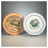 (6PC) LARGE ASSIETTES CHASSE | One box of Porcelaine d