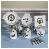 (22PC) MISC. D’AUTEUIL DISHES | Including for shell shaped dishes, five square dishes, five double-h