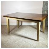 PIER 1 FRENCH COUNTRY TABLE | Pier1 Country kitchenette / dining table with finished wood top and pa