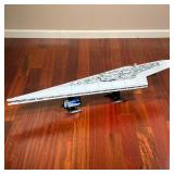 LEGO SUPER STAR DESTROYER | Fully assembled and on display stands. - l. 49 x w. 13.5 x h. 10 in 