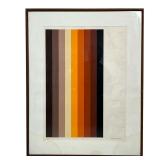 AUDREY GRENDAHL KUHN (B. 1929) | Pencil signed & Numbered print “Mojave” by Audrey Grendahl Kuhn, fr