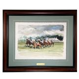 GREENWICH POLO CLUB PRINT | Limited edition, 24/100 and signed by artist, Rod Skidmore. 2002 USPA Go