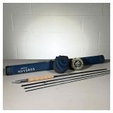 ORVIS ROD & REEL | Orvis fishing rod & Reel Hydros 865 4 Pc Mid Flex Rod marked Length 8.5 Wt 2 3/8 