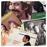 (10PC) MIXED RECORDS LOT | Vinyl record albums, including: Johnny Mathis Johnny’s Newest Hits, Chris