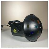 CHAUVET MUSHROOM LASER LIGHT | Rotating multicolored light with brace & hanging hardware. - l. 12 x 