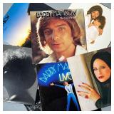 BARBARA STREISAND & BARRY MANILOW RECORDS | Vinyl record albums, including: Barry Manilow - Even Now
