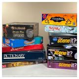 (10PC) BOARD GAMES | Includes: 3 versions of Scene it? (Friends, Movie 2nd Edition, and Disney 2nd E
