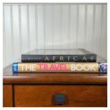 (2PC) [SIGNED] COFFEE TABLE BOOKS | Including Africa by Art Wolfe, signed by the author; and Lonely 