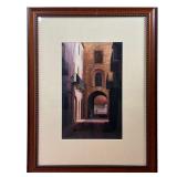 DAMON BELL MIXED MEDIA | Mixed media, original work on paper, signed and dated, nicely matted and fr