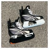 RBK ICE SKATES | Reebok FitLite Anatomical Response hockey skates in black and grey, size 8.5
