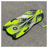 SNO-STORM BOARD | Green and black Sno-Storm Rocks board. - l. 49 x w. 22.5 in 