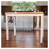 BALLARD DESIGNS KITCHEN ISLAND TABLE | Can be used as an island / kitchen counter surface or as a ta