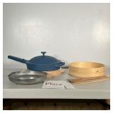 THE ALWAYS PAN BY OUR PLACE | Brand new cookware set including steaming basket, frying pan, steamer,