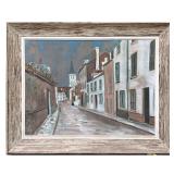 Maurice Utrillo (1883-1955) Colored Lithograph | French street scene. Signed lower right. - l. 37.5 