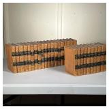 (29pc) Leather Bound Book Set | British Essayists 1827. 29 volumes. - l. 4.5 x w. .75 x h. 6.75 in 