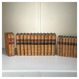 (21pc) Leather Bound Book Sets | Lot includes three sets: (1) Broughams Works (11) Volumes 1872. (1)