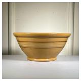 (3pc) Yellow Ware Bowl Lot | Lot includes: one large Yellowware bowl with great color and banding; o