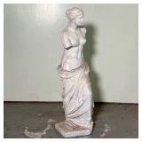 Venus de Milo Statue | Cast in cement, with a white finish. - l. 9.5 x w. 7 x h. 33 in 