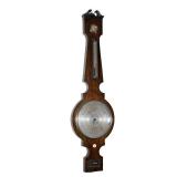 Antique Barometer | With original paint and decoration, hygrometer, thermometer, and weather dial. -