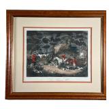 Dean Wolstenholme Pt 1 Hunting Scene | “Fox Hunting Pt. 1”, “engraving by reeve”, “painted by wolste