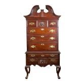 Henkel Harris Highboy | Highboy by Henkel Harris - Virginia Galleries, with shell carvings; comes ap