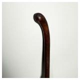 Knotted / Knotty Wood Cane | Wood cane or walking stick with exposed knots, dark finish and natural 
