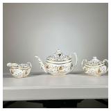 (3pc) Tiffany & Co. Tea Set | Three pieces from the Tiffany and Co. Grosvenor tea collection: a crea