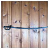 HENRY BOKER SOLINGEN CIVIL WAR SABER | German made curved civil war saber with leather grip and wrou