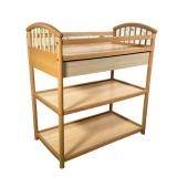 BONAVITA WOOD BABY CHANGING TABLE | Baby changing table from Bonavita. Includes 2 lower shelves and 
