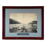 Antique Picture of Hudson River & Crown Point | Antique picture of Crown Point from the shores of th