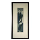 Jack Bilander (1919-2008) Signed & Dated Etching | Signed and dated ‘61 etching titled “Subway Rider