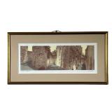 Signed N. Karizmay Print | Signed and number 256/300 print by N. Karizmay titled “Sefat VI” 21 x 8in