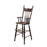 Oak Child’s Chair | Oak tall child’s chair with pressed back and cane seat. - l. 13.5 x w. 14 x h. 4