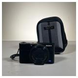 Sony Cyber-Shot DSC- RX 100 | Carl Zeiss lens. AVCHO 20.2 Mega Pixels. Lithium NP-BX1. X-type batter