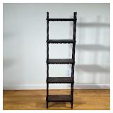 Turned Column Standing Shelf | Petite five-tier standing shelf w/turned columns. - l. 15.5 x w. 8 x 