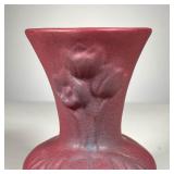 VAN BRIGGLE VASE | Small Vase in rose. Marked Van Briggle Colo Spgs. AA. - h. 5 x dia. 4 in 