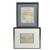 Antique Doctors Receipt | Receipt for professional services to Dr. W. J. K. Kline dated 1887. 5.25 x