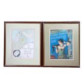  (2pc) Pair Framed Antique Advertisements | Includes Palmolive Shampoo and Cashmere Bouquet soap. 10