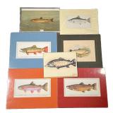 (7pc) Don Calientes Signed & Numbered Trout Prints | All signed and numbered 2/300, includes Brown T