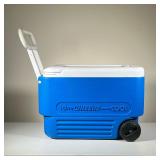 Igloo Wheelie Cooler | Igloo large cooler on wheels with handle. - l. 22 x w. 12.5 x h. 16 in 