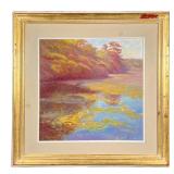 DAVID FARRELL (B. 1950) | colourful rivers cape Oil on board 15.5 x 15.52 in., sight Signed and date