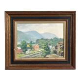 H. MULLER (AMERICAN, 20TH C) | Hudson River + cold Spring NY Oil on canvas 9 x 12 in., stretcher Sig