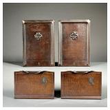 (4pc) TWO PAIRS ROYCROFT BOOKENDS | 