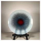 MAURICE HEATON (1900-1990) GLASS | Maurice Heaton (1900-1990) Valley Cottage NY, decorative enameled