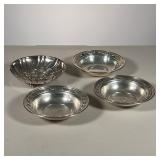 (4pc) S. KIRK & SON, GORHAM & OTHER STERLING BOWLS | Including an S. Kirk & Sons Repousse pattern fo
