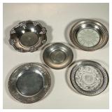 (6pc) TIFFANY & CO. & OTHER STERLING SILVER | Including aTiffany & Co. small dish, R Wallace & Sons 