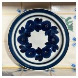 COBALT DECORATED STONEWARE CROCK | Approximately 100 pieces of Anemone Pattern (1968-1996) Dinner se