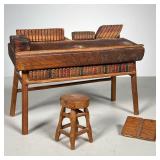 FOLK ART CARVED TEACHER